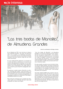 "Las tres bodas de Manolita", de Almudena Grandes