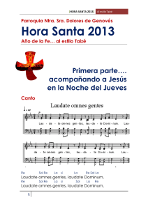 Hora Santa 2013 - Parroquia Genovés