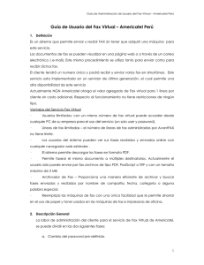 Guía de Usuario del Fax Virtual – Americatel Perú