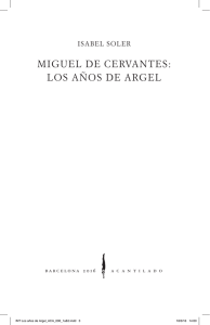Miguel de Cervantes: los años de Argel