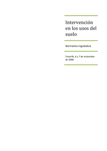 "Normativa Intervención en los usos del suelo". Noviembre´08 (PDF