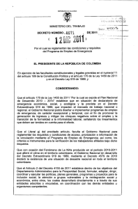 Decreto 4691 de 2011