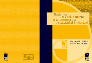 Trastornos de la Salud Mental en personas con