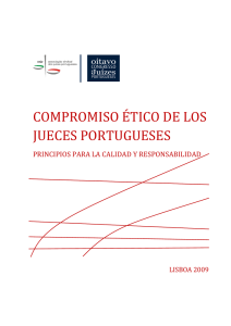 compromiso ético de los jueces portugueses