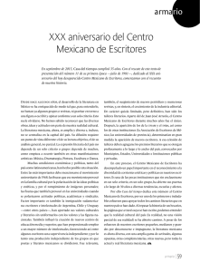 XXX aniversario del Centro Mexicano de Escritores