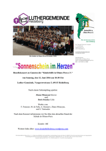Benefizkonzert 12.06.2016 in Luthergemeinde“.
