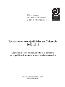 Ejecuciones extrajudiciales en Colombia 2002-2010