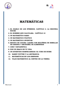 Textos de Matemáticas para 1º ESO