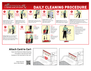 daily cleaning procedure