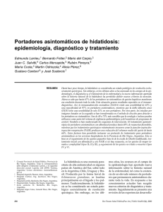 Portadores Asintomáticos de Hidatidosis - Epidemiología
