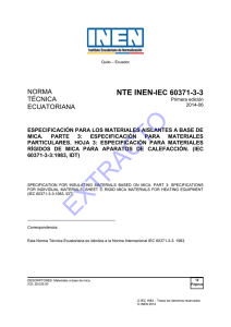 nte_inen_iec_60371_3.. - Servicio Ecuatoriano de Normalización