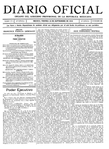 Convocatoria al Congreso Constituyente de 1916