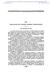 INSTALACION DEL CONGRESO GENERAL CONSTITUYENTE 5