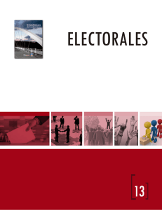 Capítulo 13 - ELECTORALES - Gobernación de Cundinamarca