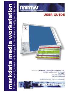 MMW – Markdata Media WorkStation Manual