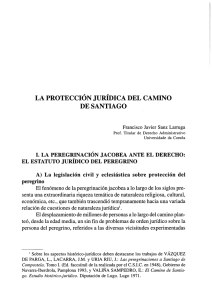 La protección jurídica del Camino de Santiago