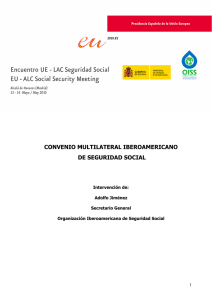 El Convenio Multilateral Iberoamericano de Seguridad Social es