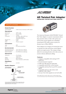 AD Twisted Pair Adapter