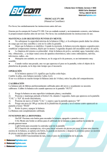 PROSCALE FV-100 (Manual en Castellano)