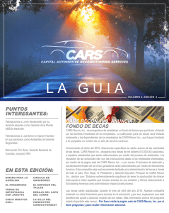 LA GUIA - CARS Recon Inc.