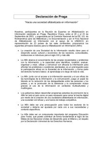Declaración de Praga - Biblioteca Nacional de Colombia