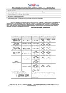 inscripción act. extraescolares colegio punta larga 2015-16.
