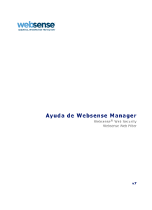 Ayuda de Websense Manager