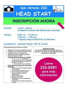 head start - San Antonio ISD