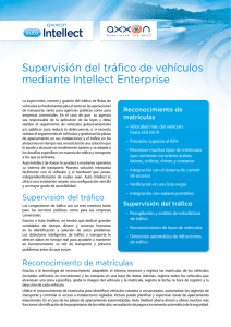 Supervisión del tráfico de vehículos mediante Intellect Enterprise
