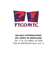 26è SALÓ INTERNACIONAL DEL CÒMIC DE