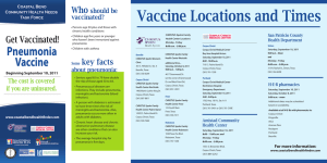 Vaccine Locations and Times - Coastal Bend Health Finder