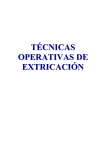 TÉCNICAS OPERATIVAS DE EXTRICACIÓN