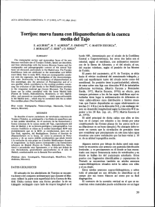 Torrijos: nueva fauna con Hispanotherium de la cuenca