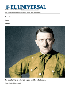 Hitler sólo tenía un testículo, revela registro médico