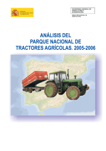 Análisis del parque nacional de tractores agrícolas