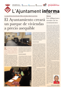 L`Ajuntament informa - Ajuntament de Sant Andreu de la Barca