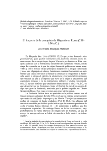 pdf El impacto de la conquista de Hispania en Roma