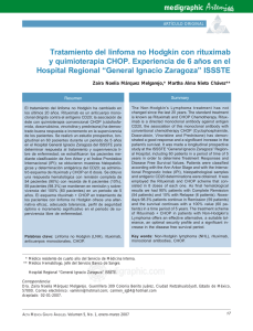 Tratamiento del linfoma no Hodgkin con rituximab