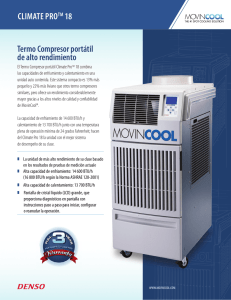 Termo Compresor portátil de alto rendimiento CLIMATE PROTM 18