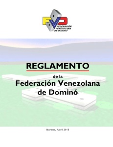 reglamento - Federacion Venezolana De Domino
