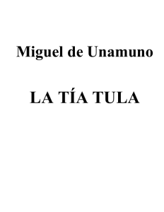 Miguel de Unamuno - La tía Tula
