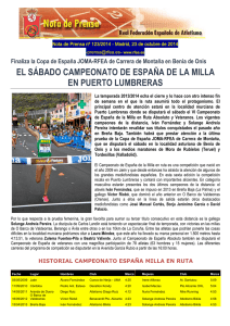 Finaliza la Copa de España JOMA-RFEA de Carrera de Montaña en