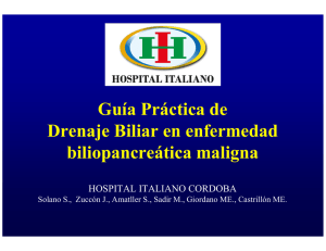 Guía Práctica de Drenaje Biliar en enfermedad biliopancreática