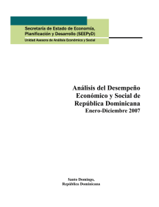 Análisis del Desempeño Económico y Social de República