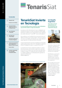 TenarisSiat Invierte en Tecnología