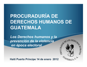 PROCURADURÍA DE DERECHOS HUMANOS DE GUATEMALA