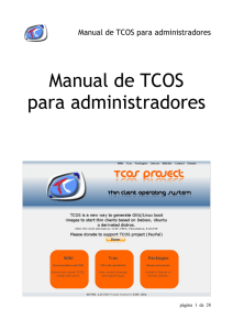 Manual de TCOS para administradores