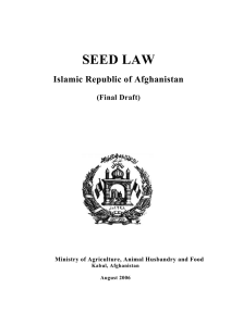 Seed Law
