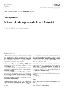 En torno al arte supremo de Arturo Toscanini