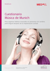 Cuestionario Música de Munich - Med-El